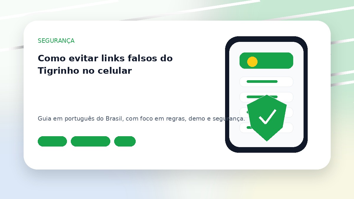 Como evitar links falsos do Tigrinho no celular