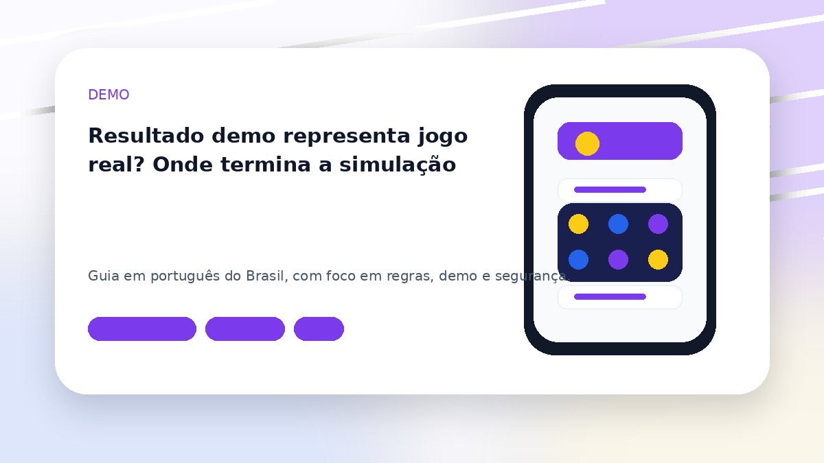 Resultado demo representa jogo real? Onde termina a simulação